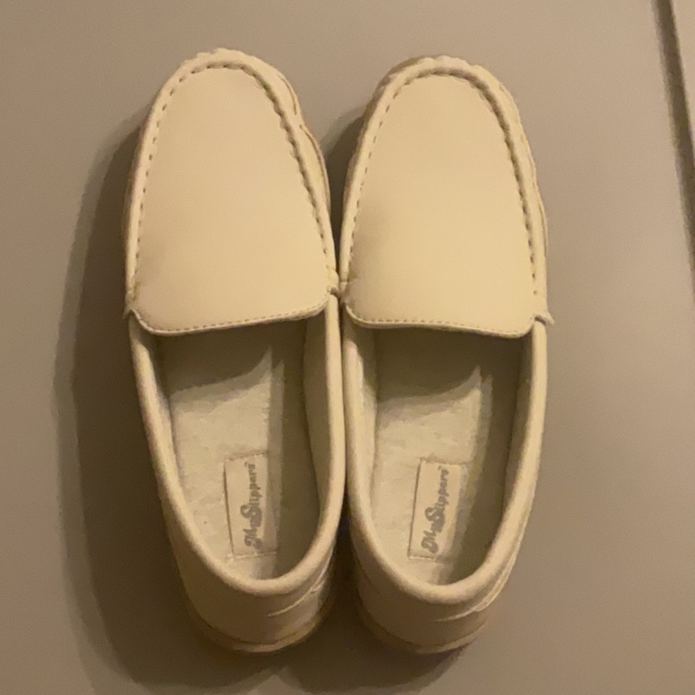 My Slippers Women's All Season Leather Moccasin